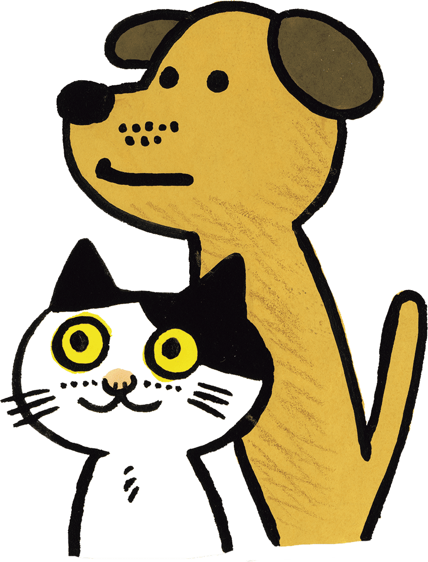 犬猫イラスト